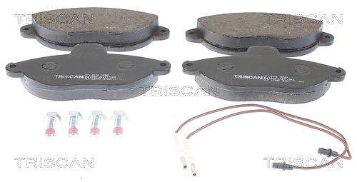 Накладки Комплект предни дискови спирачни накладки TRISCAN 8110 10501 Auto Pal Накладки Комплект предни дискови спирачни накладки TRISCAN 8110 10501 Auto Pal