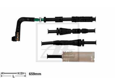 Накладки Предупредителен контакт, износване на спирачните накладки за BMW ATE 24.8190-0271.2 Auto Pal Накладки Предупредителен контакт, износване на спирачните накладки за BMW ATE 24.8190-0271.2 Auto Pal